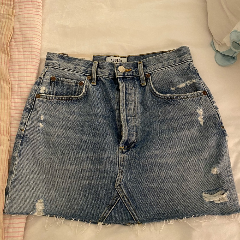 AGolde Jean Skirt